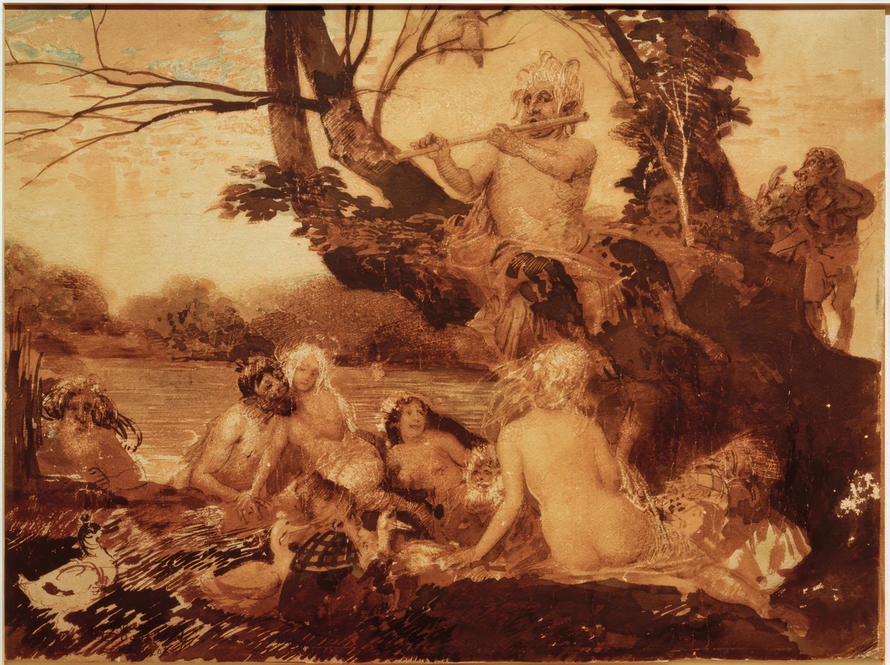 Nymphen und Satyrn von Arnold Böcklin
