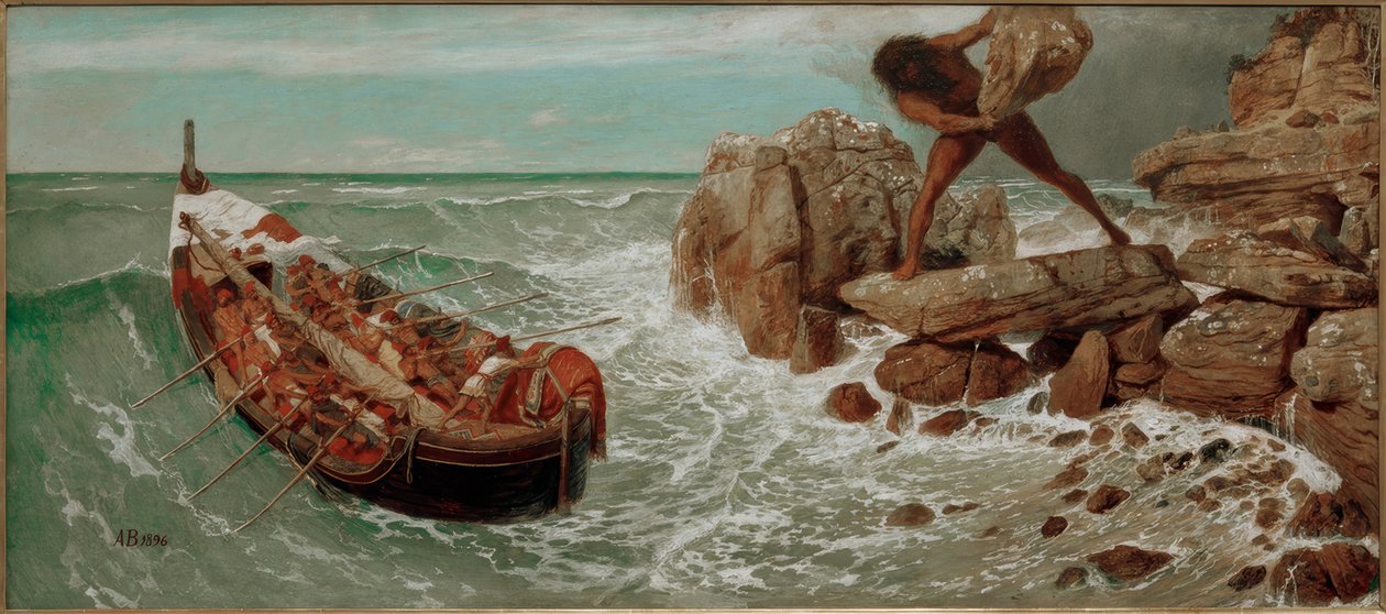 Odysseus und Polyphem von Arnold Böcklin