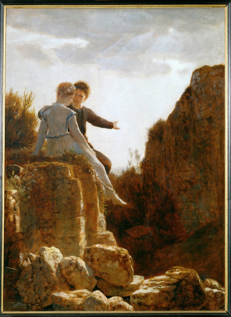 Hochzeitsreise von Arnold Böcklin