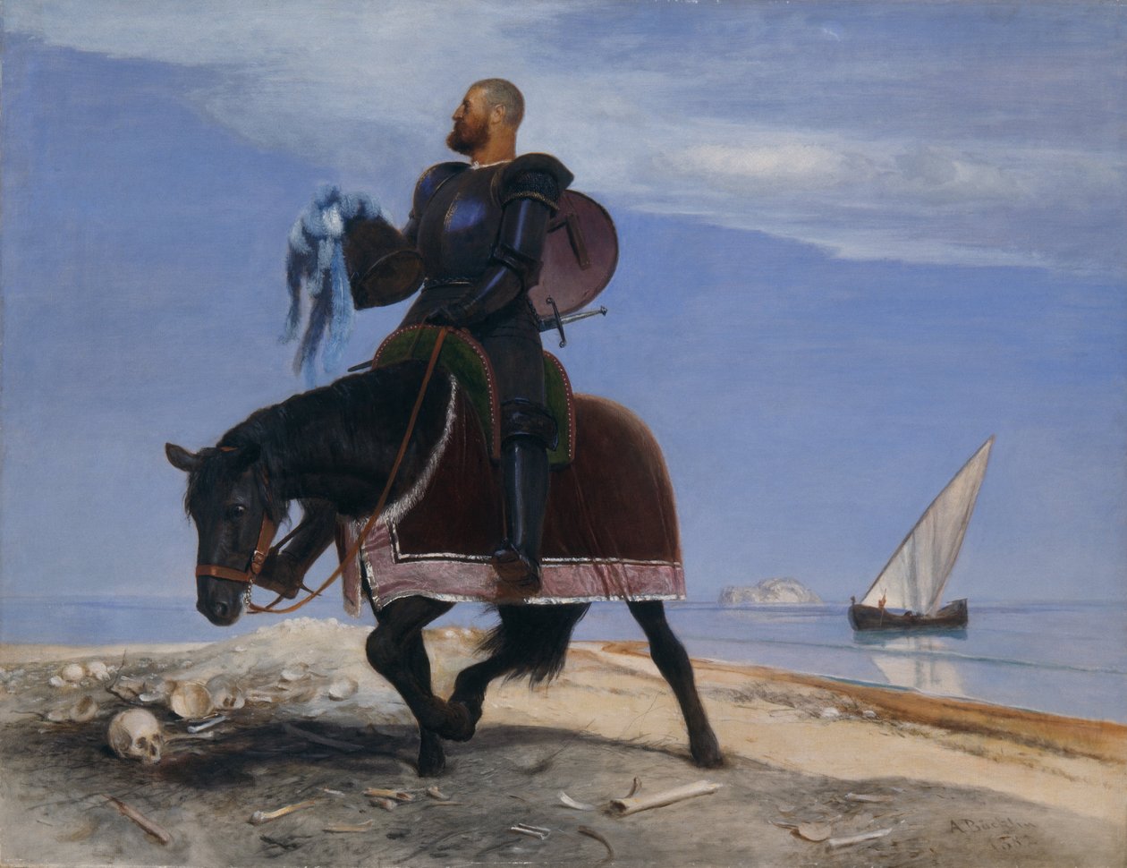 Der Abenteurer von Arnold Böcklin