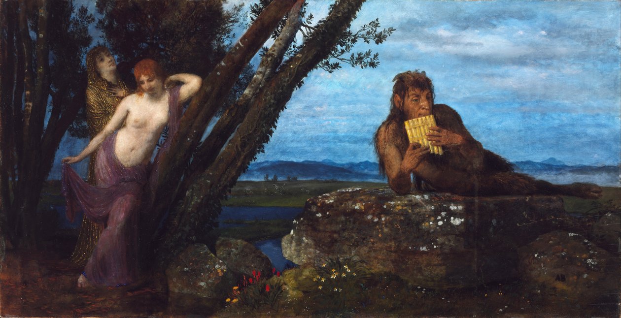 Abend im Frühling von Arnold Böcklin