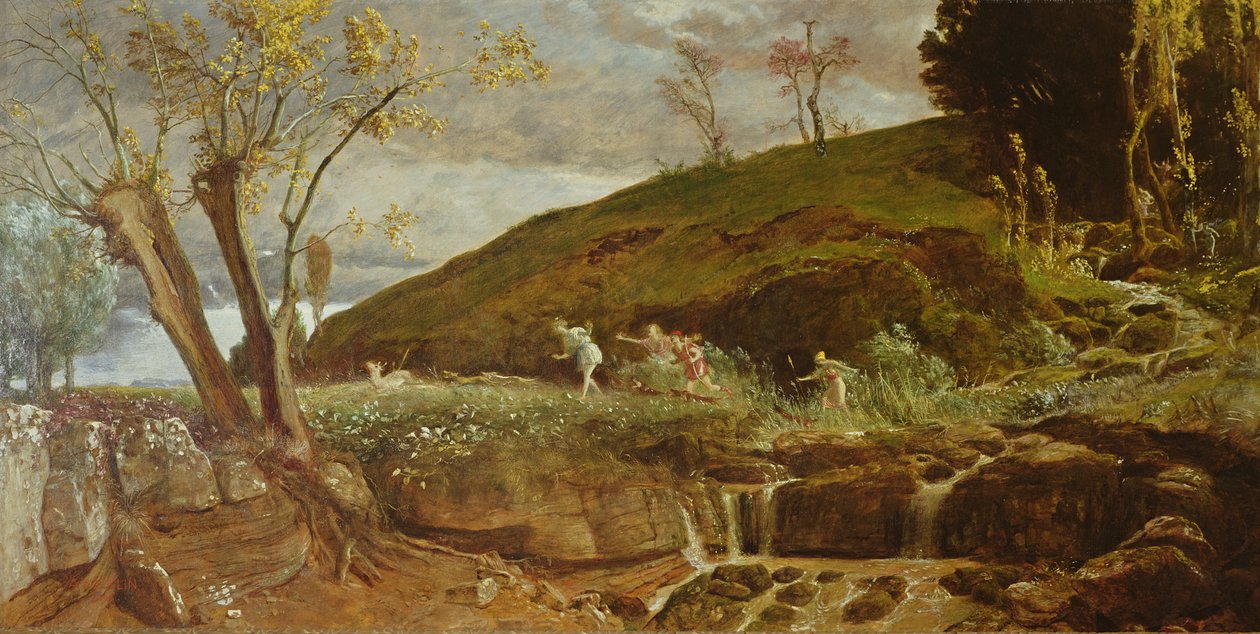 Die Jagd der Diana, 1896 von Arnold Böcklin