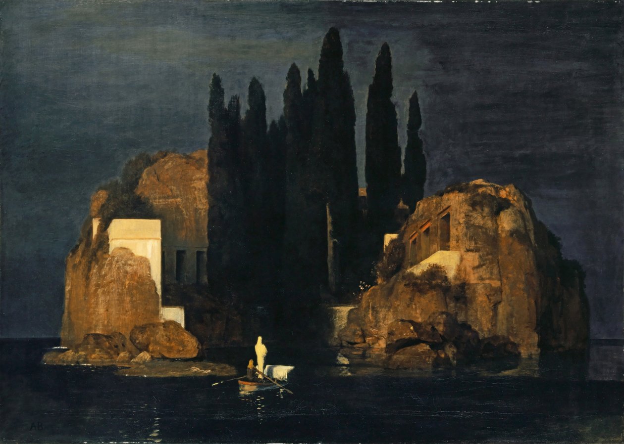 Die Toteninsel von Arnold Böcklin