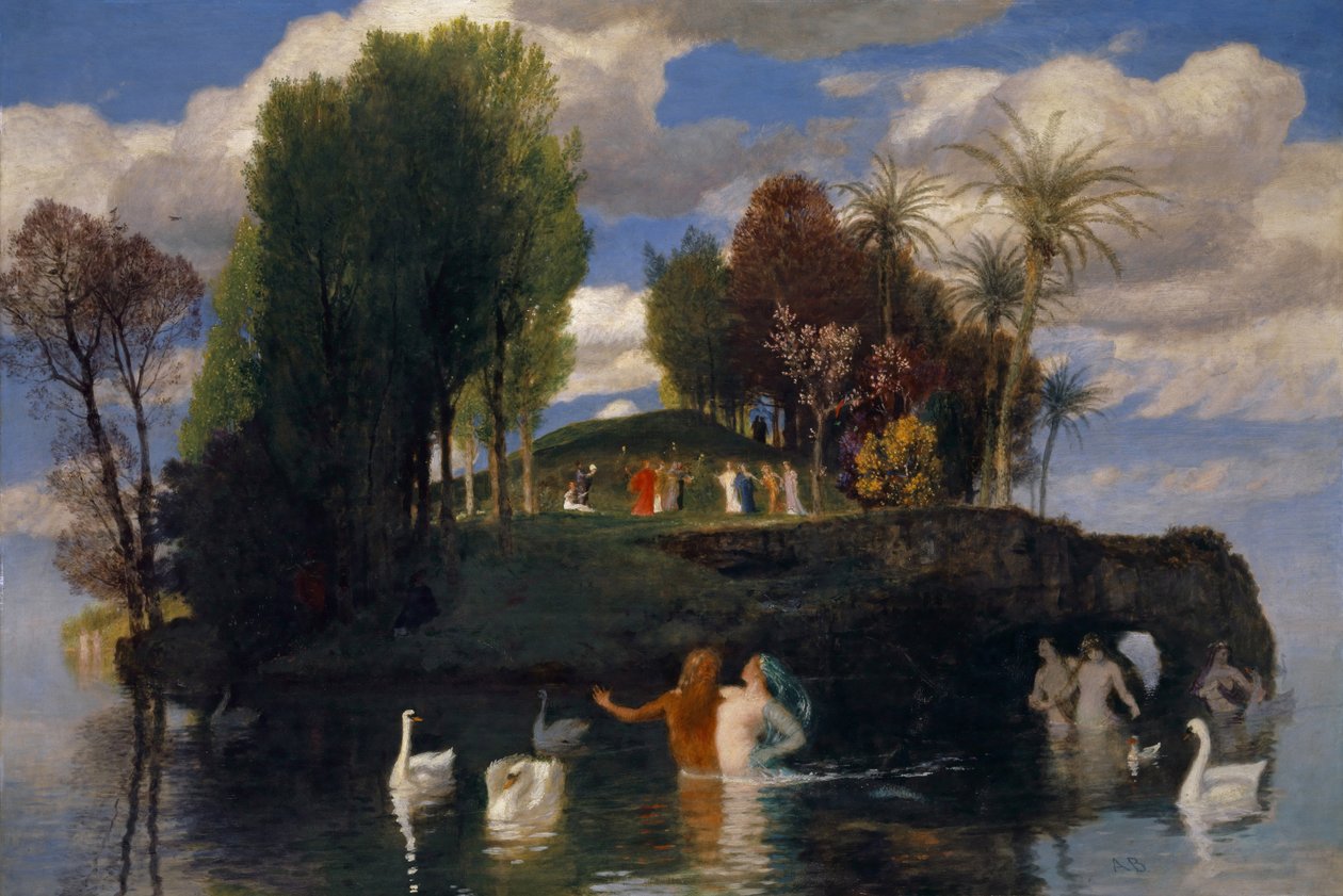 Die Insel des Lebens, 1888 von Arnold Böcklin