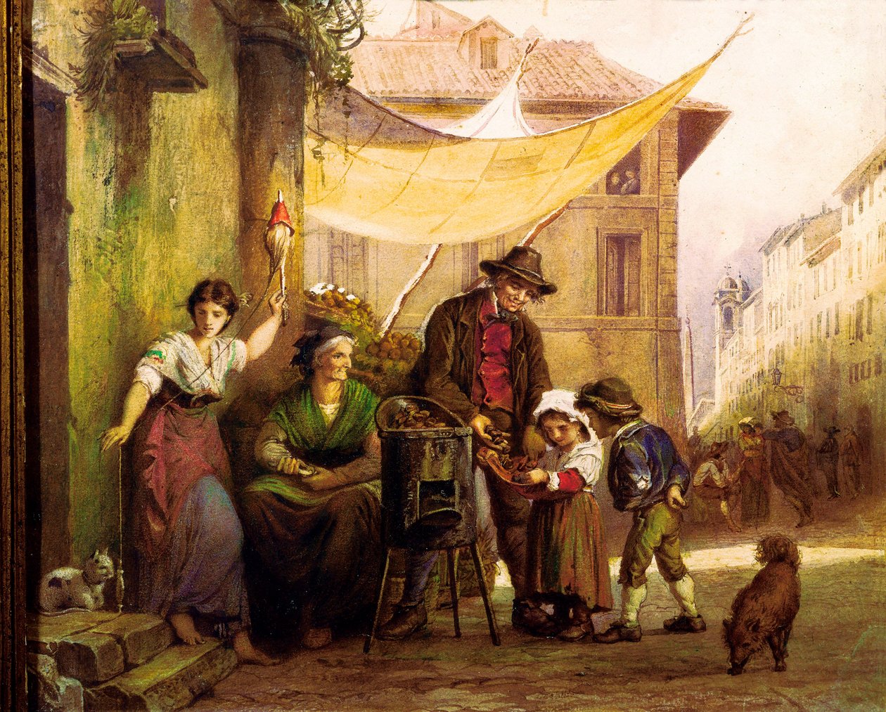 Der Kastanienhändler von Arnold Corrodi