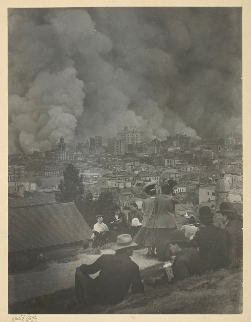 Erdbeben in San Francisco, April 1906 von Arnold Genthe