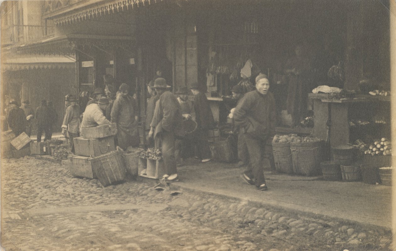 Der Morgenmarkt von Arnold Genthe