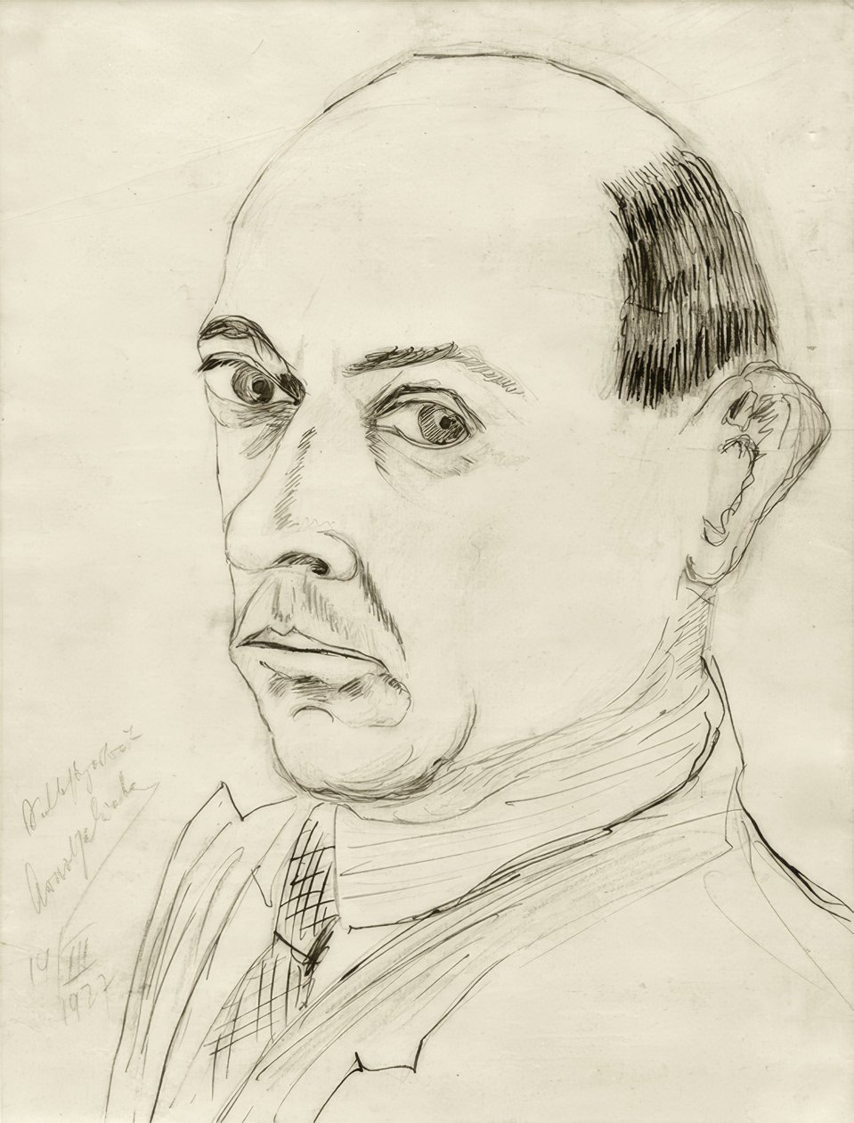 Selbstporträt von Arnold Schönberg