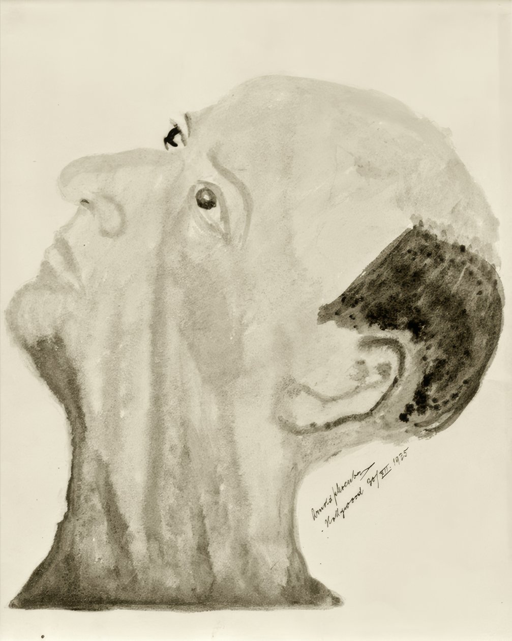 Selbstporträt von Arnold Schönberg