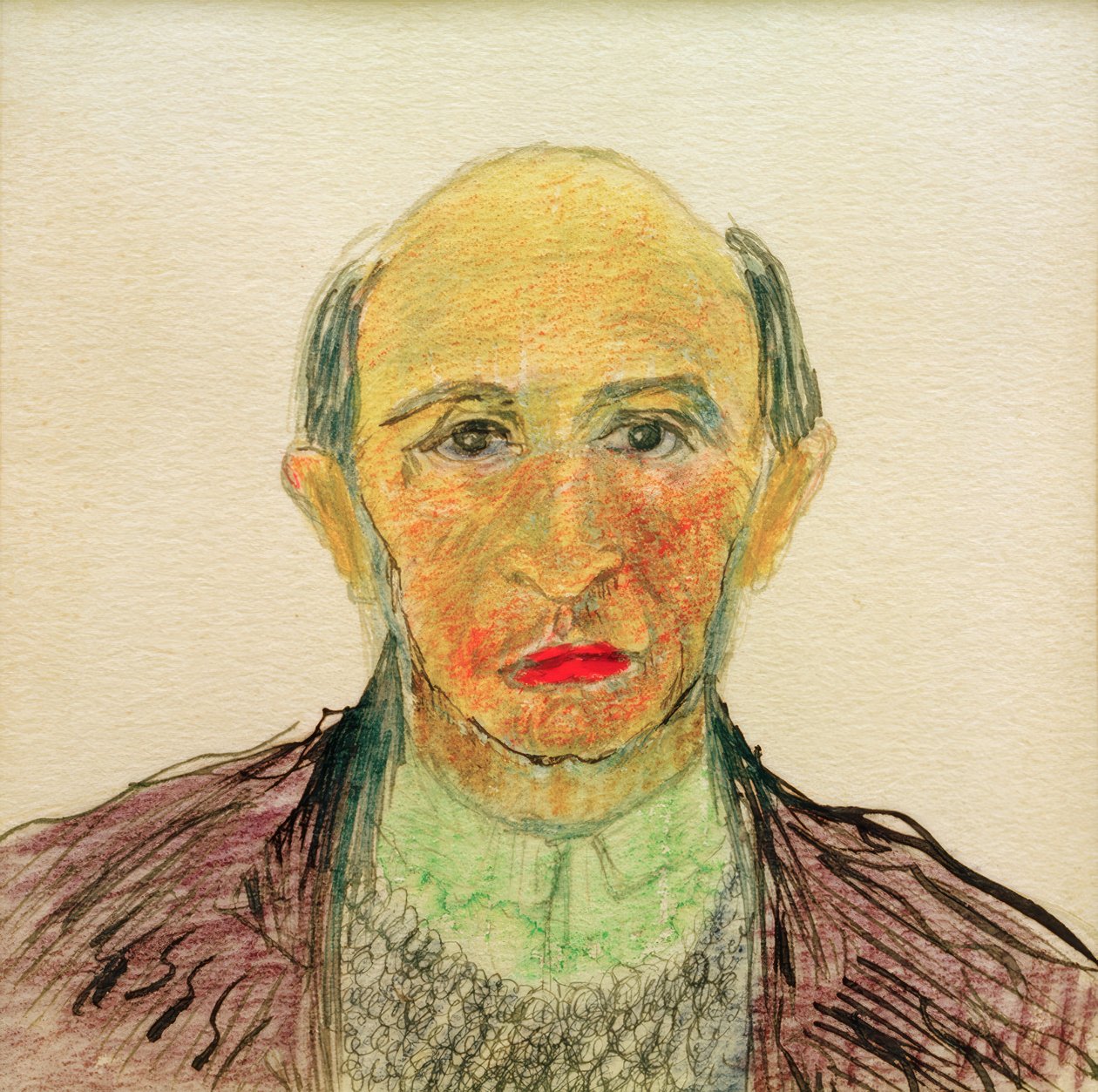 Selbstporträt von Arnold Schönberg