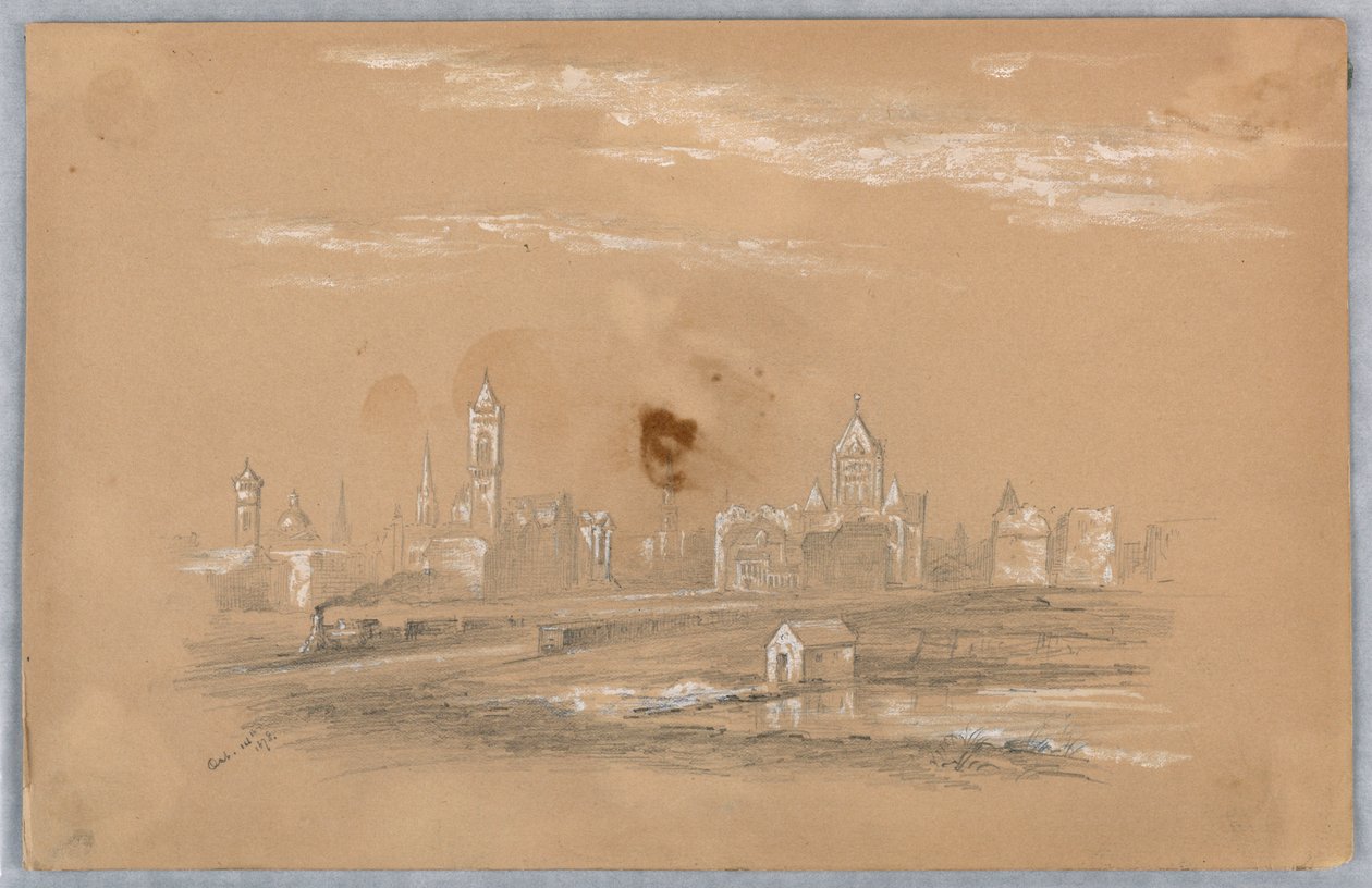 Stadtpanorama von Arnold William Brunner