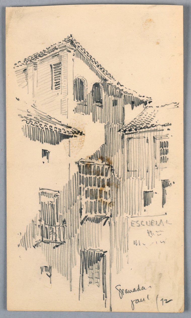 Haus in Granada von Arnold William Brunner