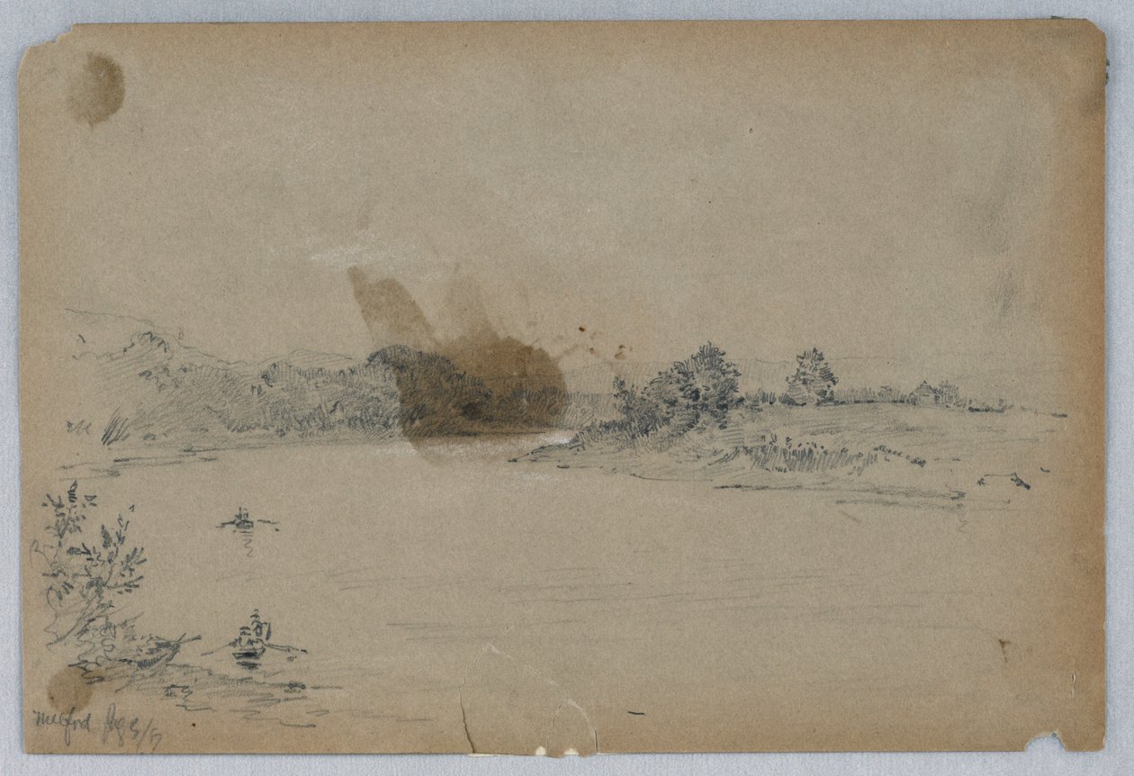 Fluss bei Milford von Arnold William Brunner