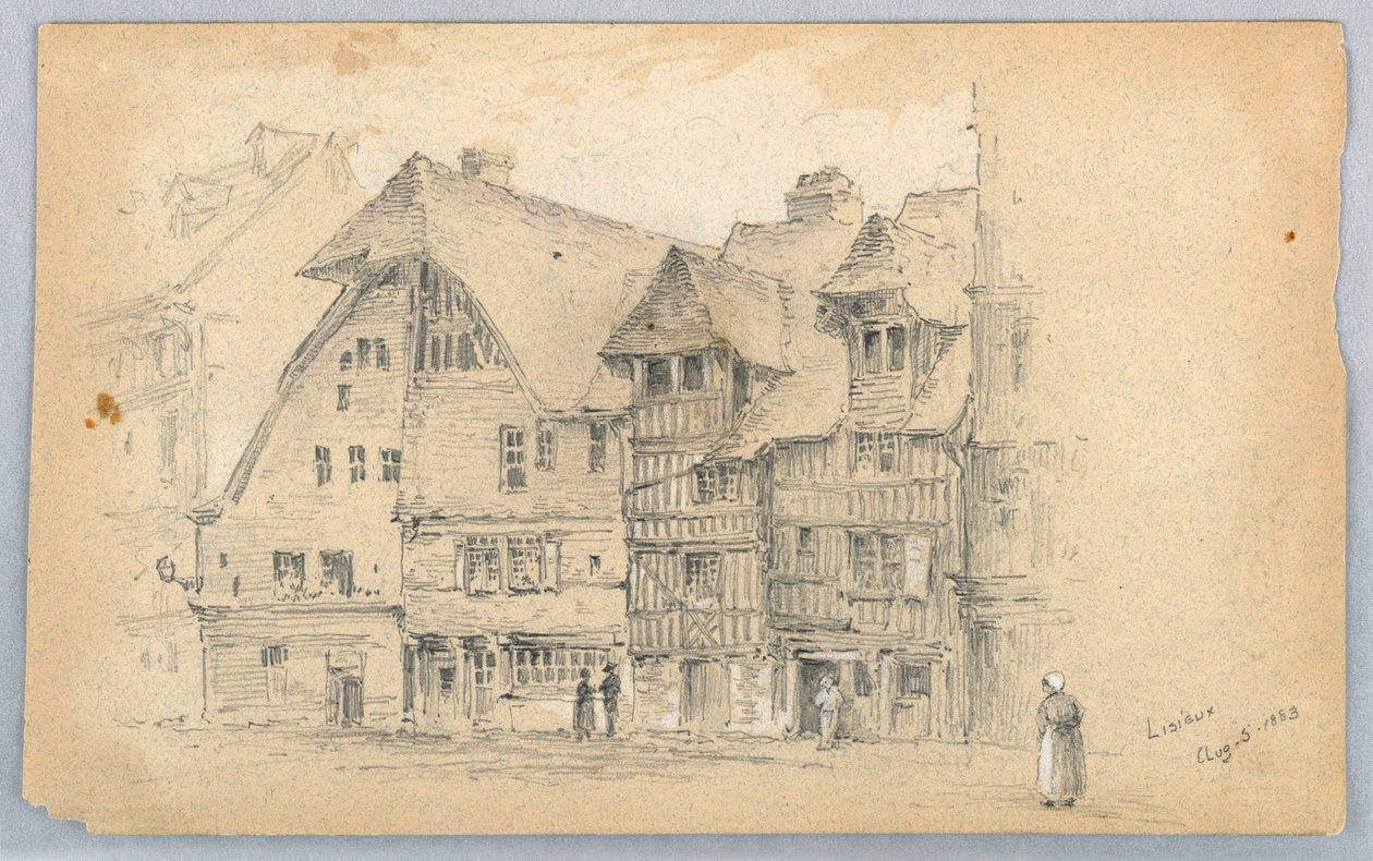 Skizze von Lisieux von Arnold William Brunner