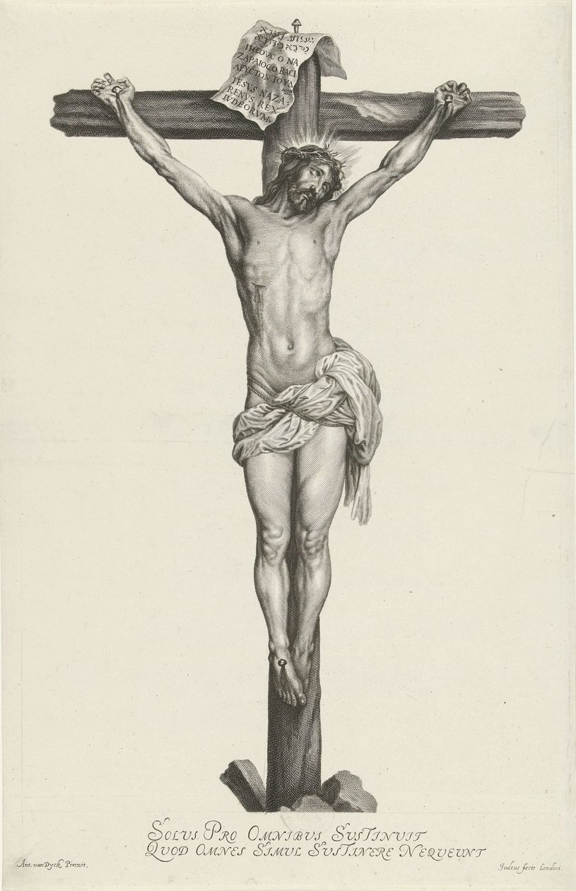 Christus am Kreuz von Arnold de Jode