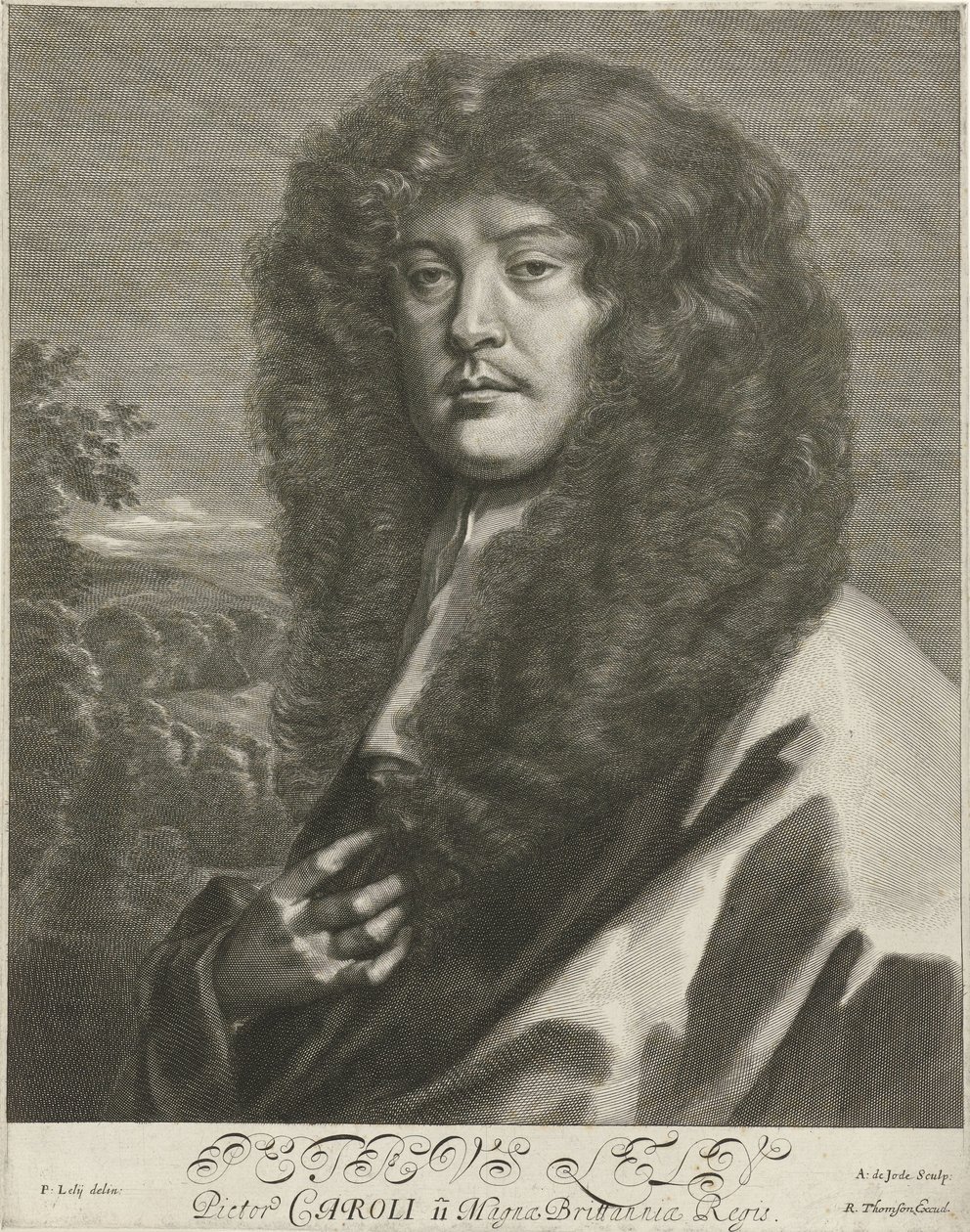 Porträt von Sir Peter Lely von Arnold de Jode