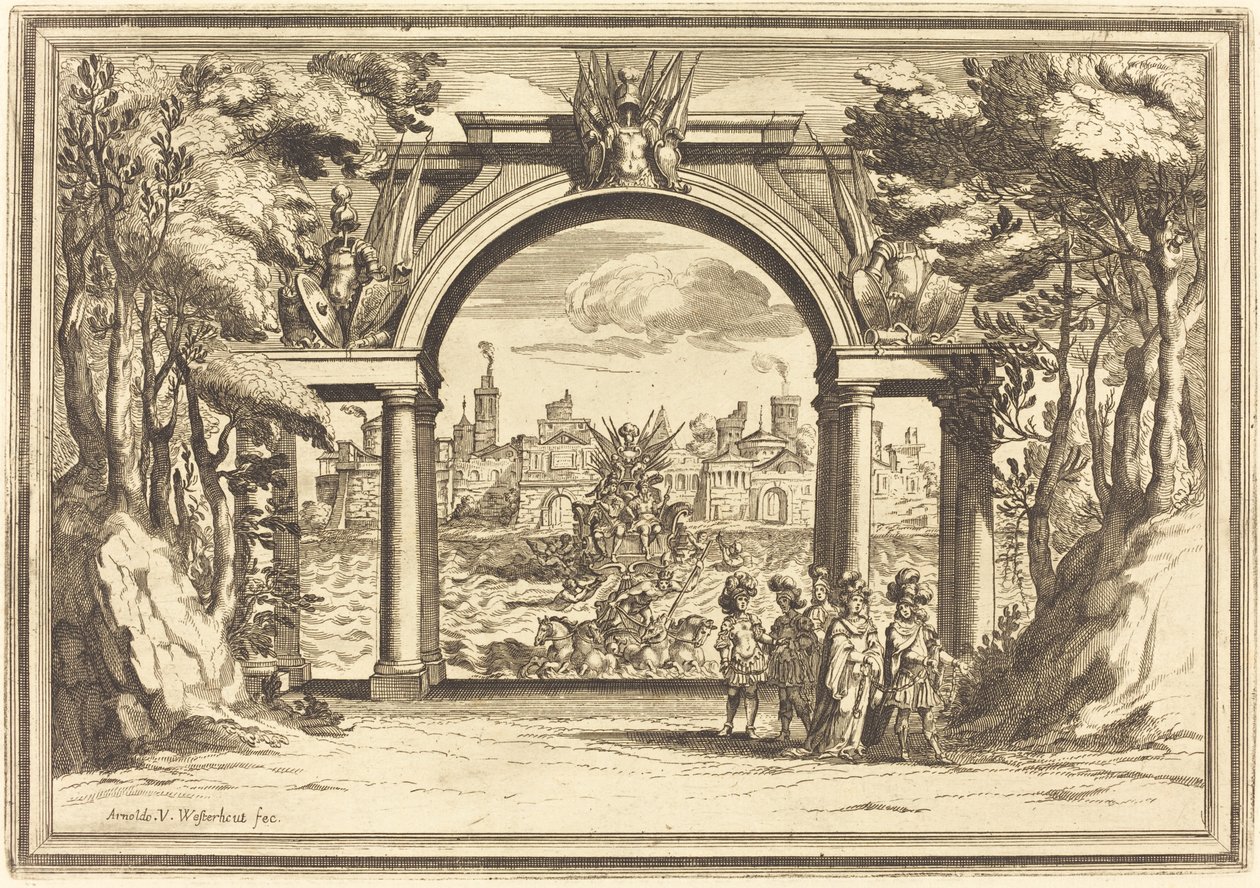 Il Greco in Troia: Platte 1 von Arnold von Westerhout