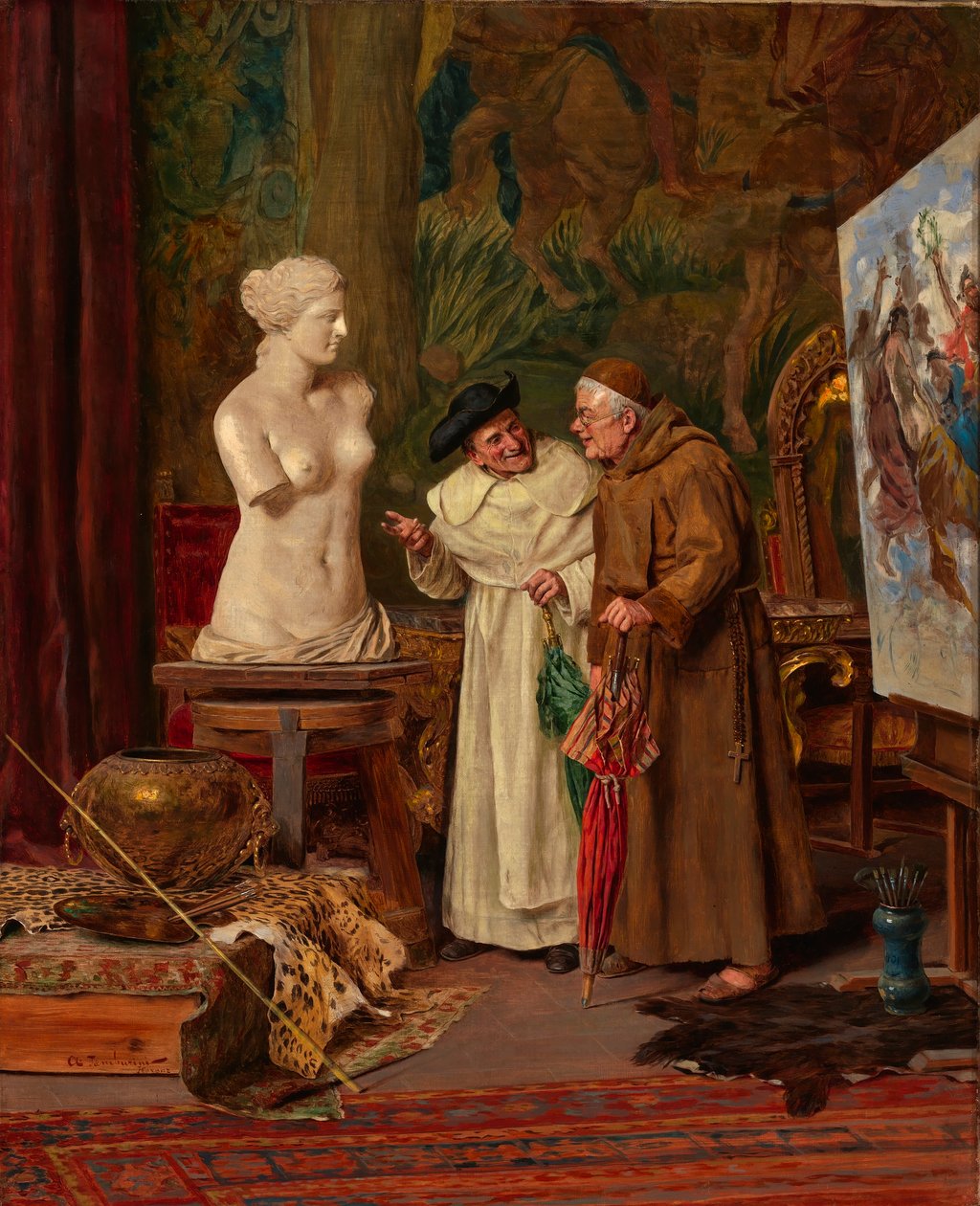 Im Atelier von Arnoldo Tamburini