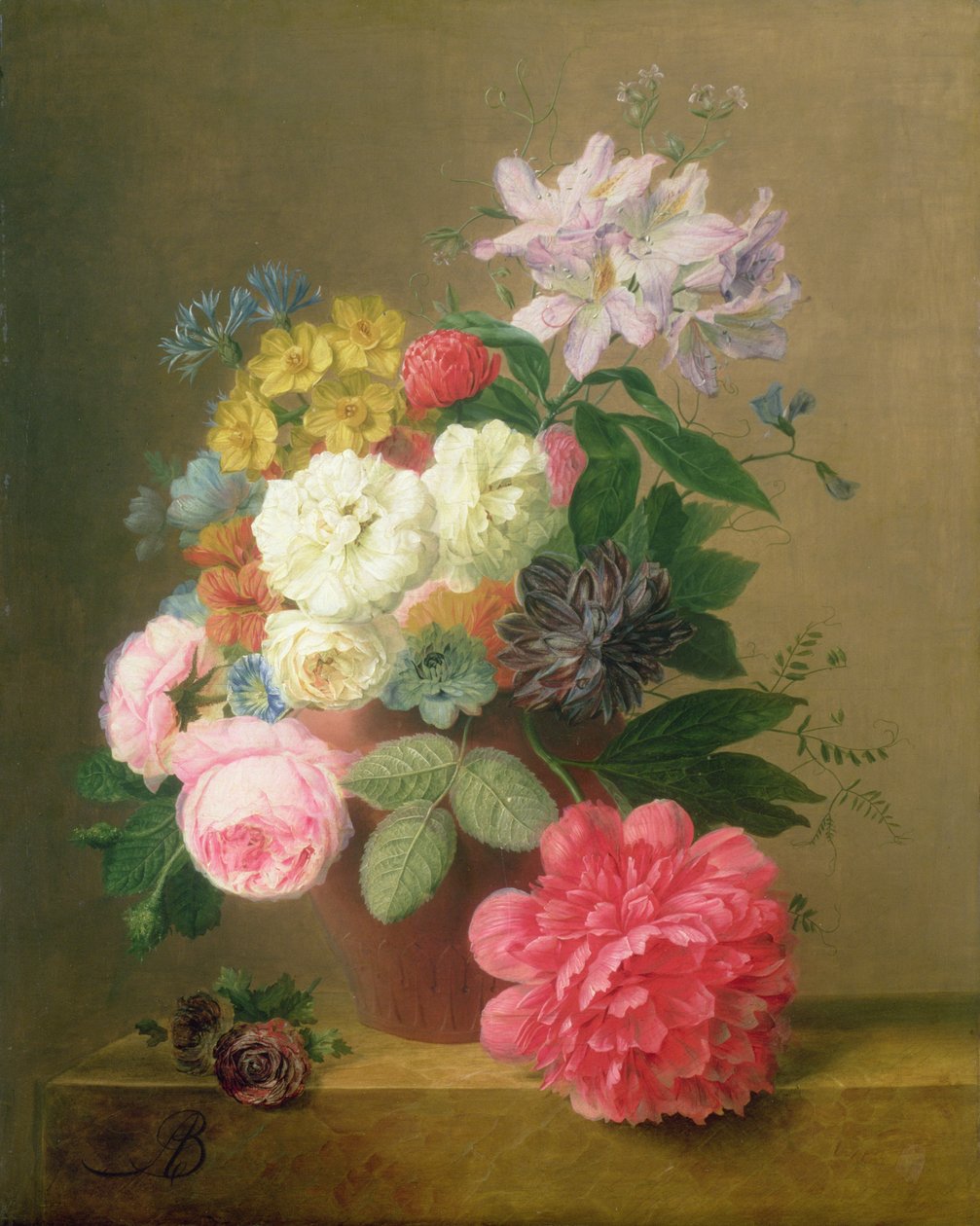 Stillleben mit Blumen von Arnoldus Bloemers
