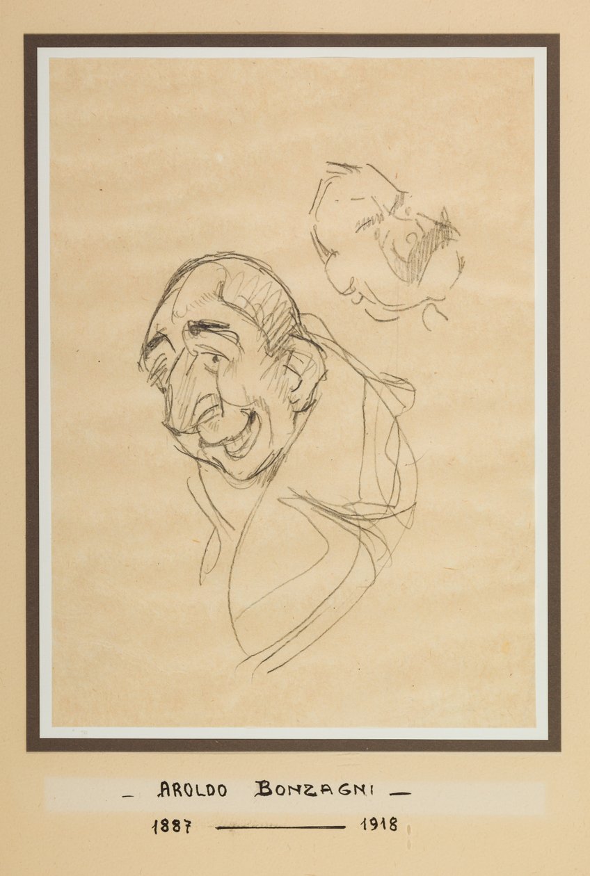 Bettler (Bleistift auf Papier) von Aroldo Bonzagni