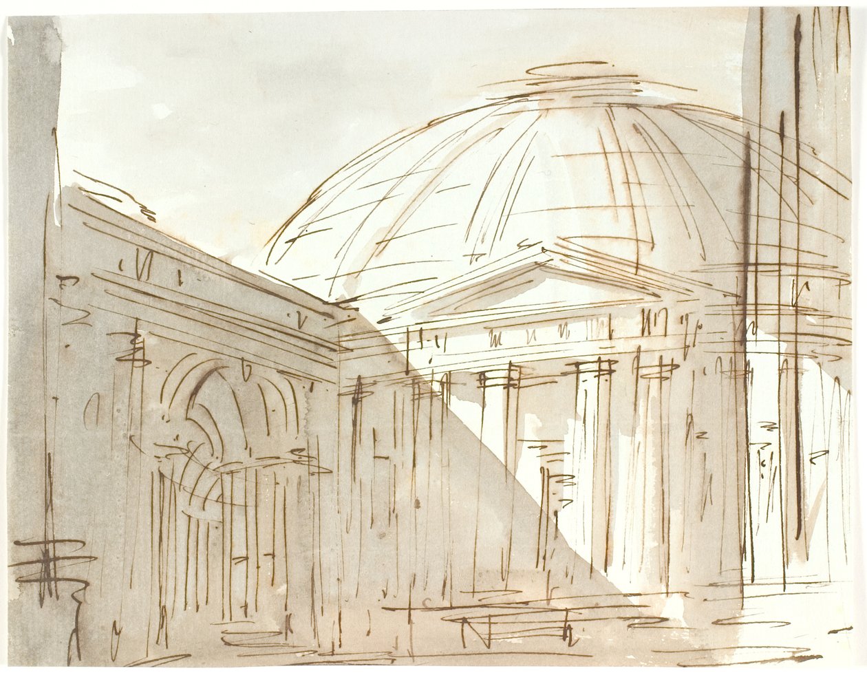 Ein Rundbau (Pantheon?) von Aron Wallick