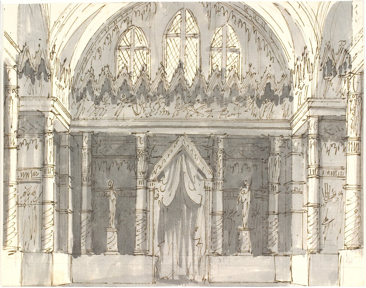 Kircheninterieur von Aron Wallick