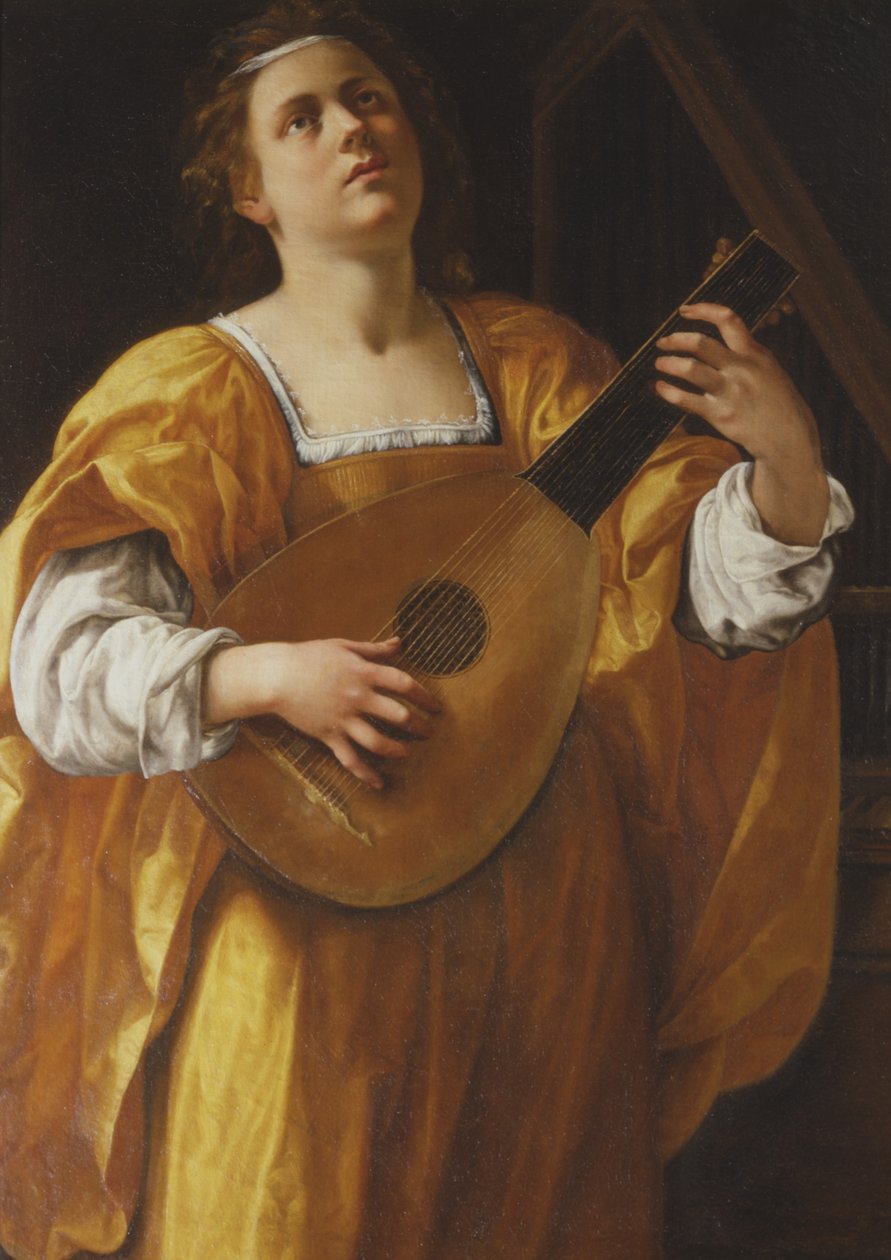 Heilige Cäcilia, 1620 von Artemisia Gentileschi