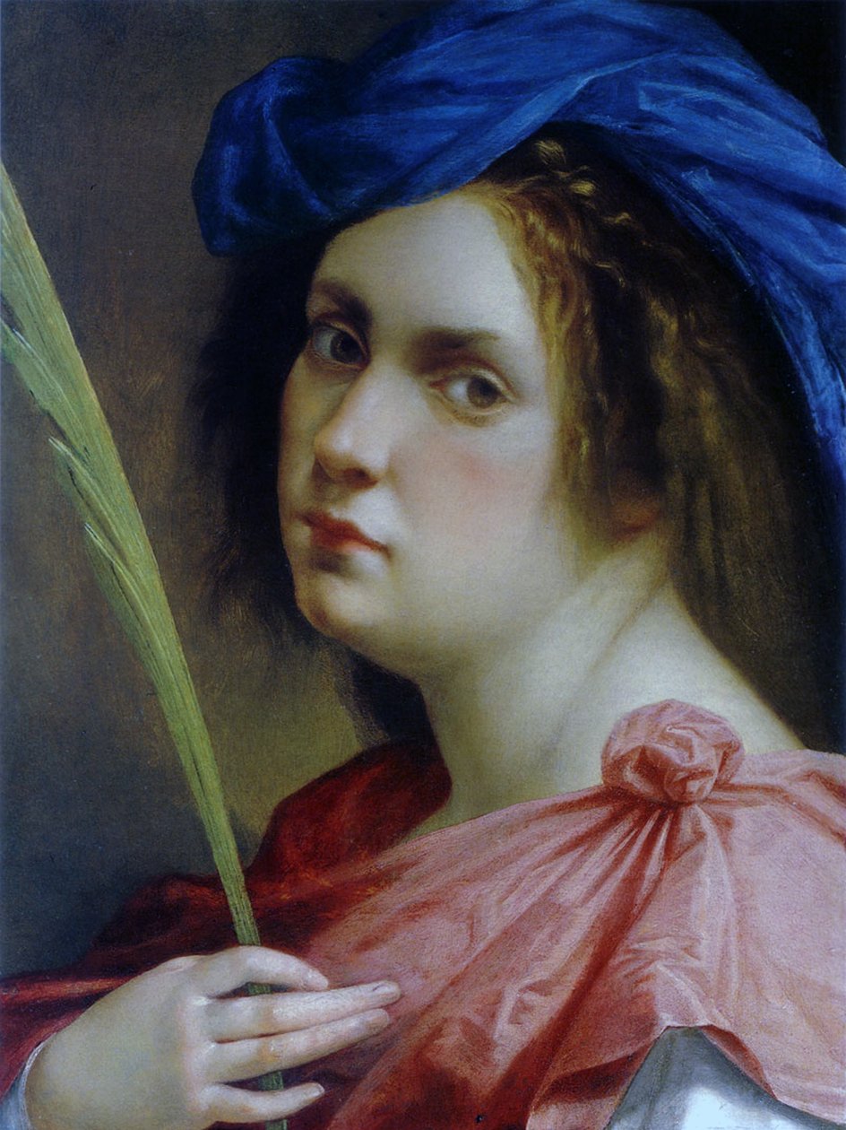 Selbstporträt als Märtyrer, ca. 1615 von Artemisia Gentileschi