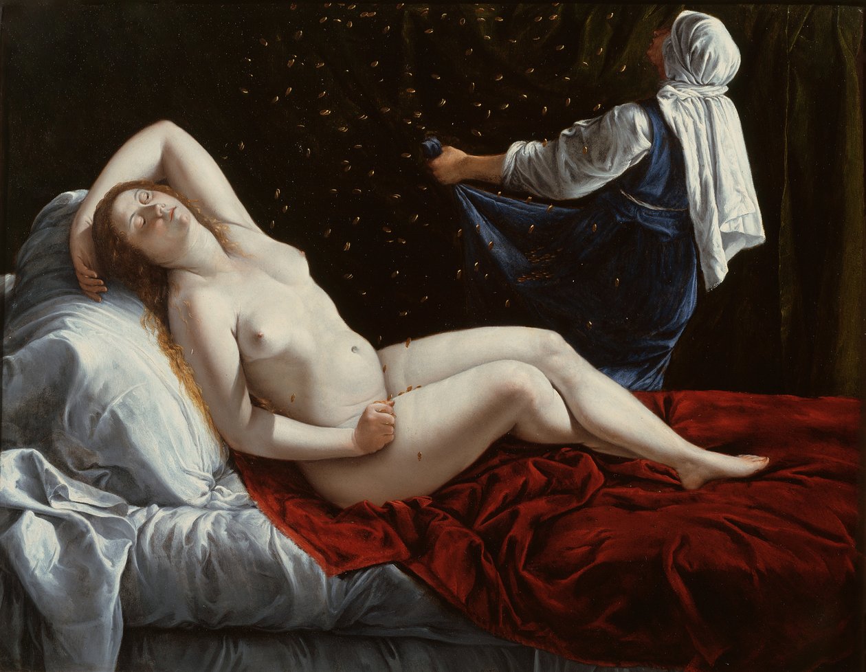 Danaë, um 1612 von Artemisia Gentileschi