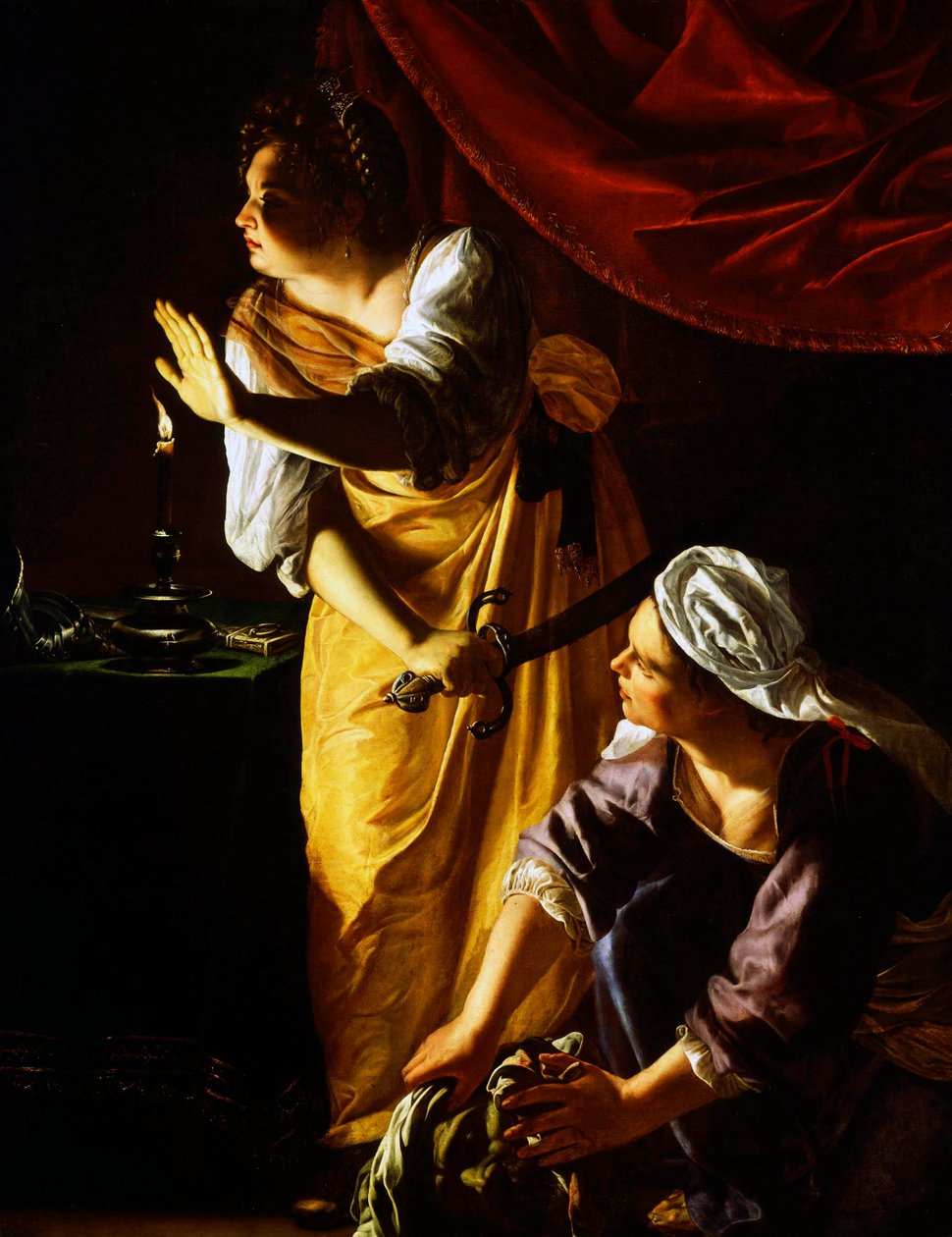 Judith und ihre Magd von Artemisia Gentileschi