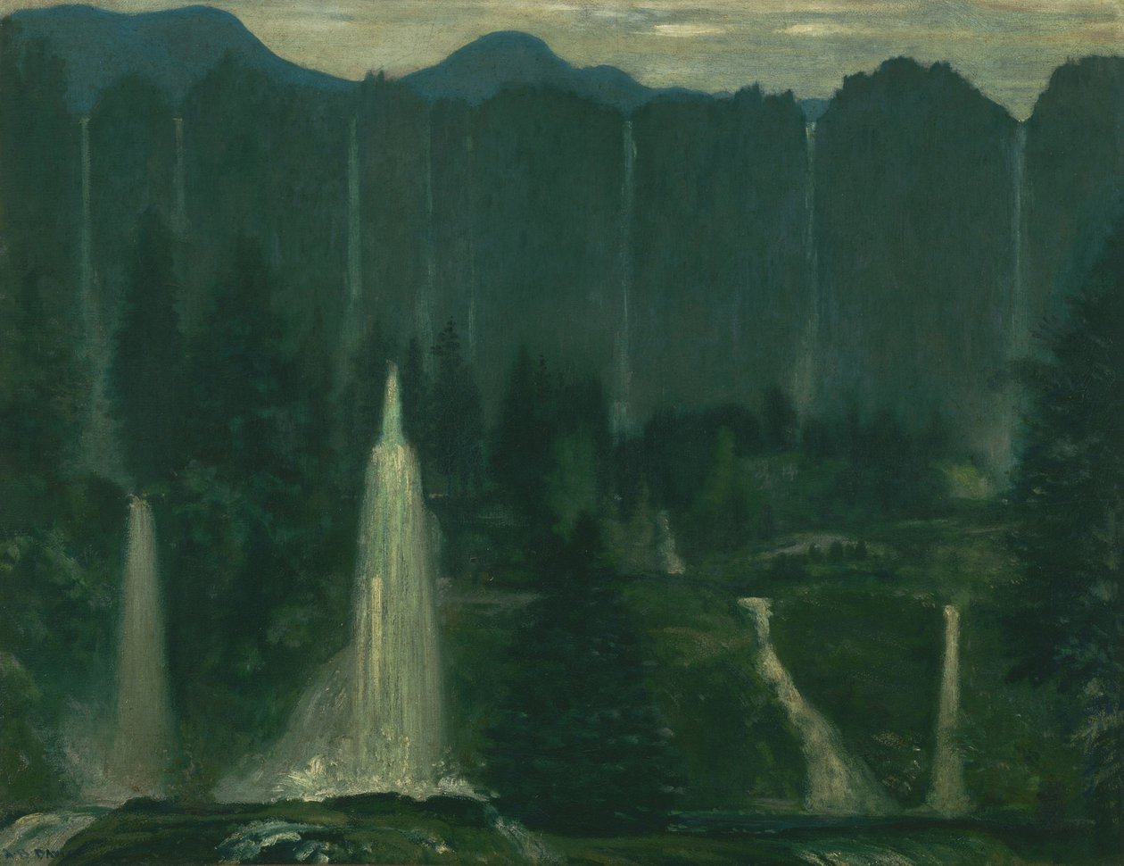 Viele Wasser von Arthur Bowen Davies