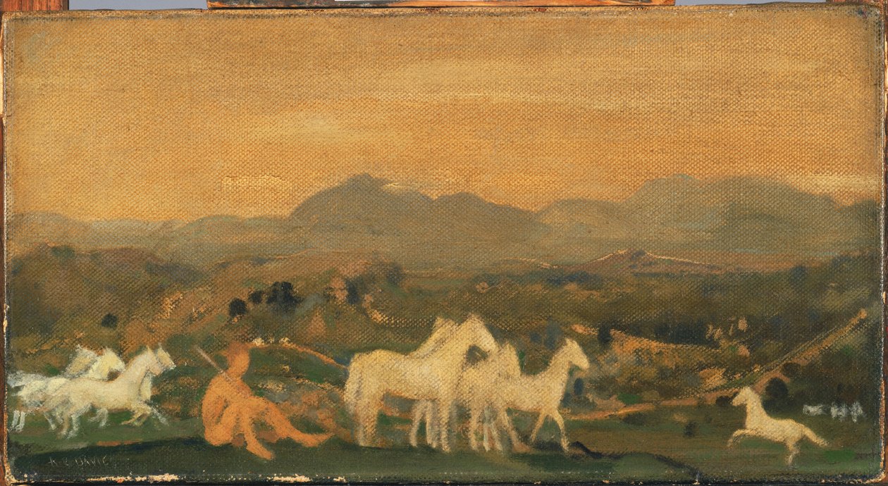 Pferde von Attika von Arthur Bowen Davies