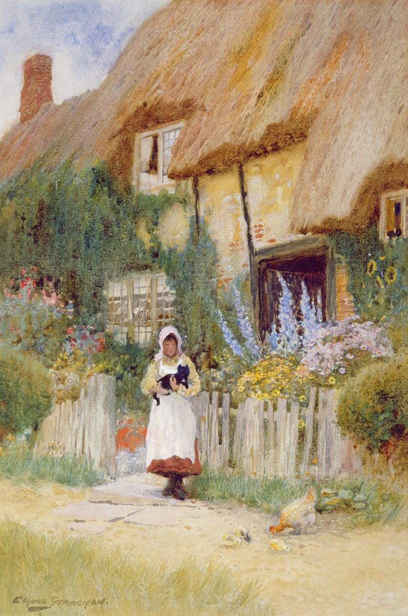 Am Hüttentor von Arthur Claude Strachan