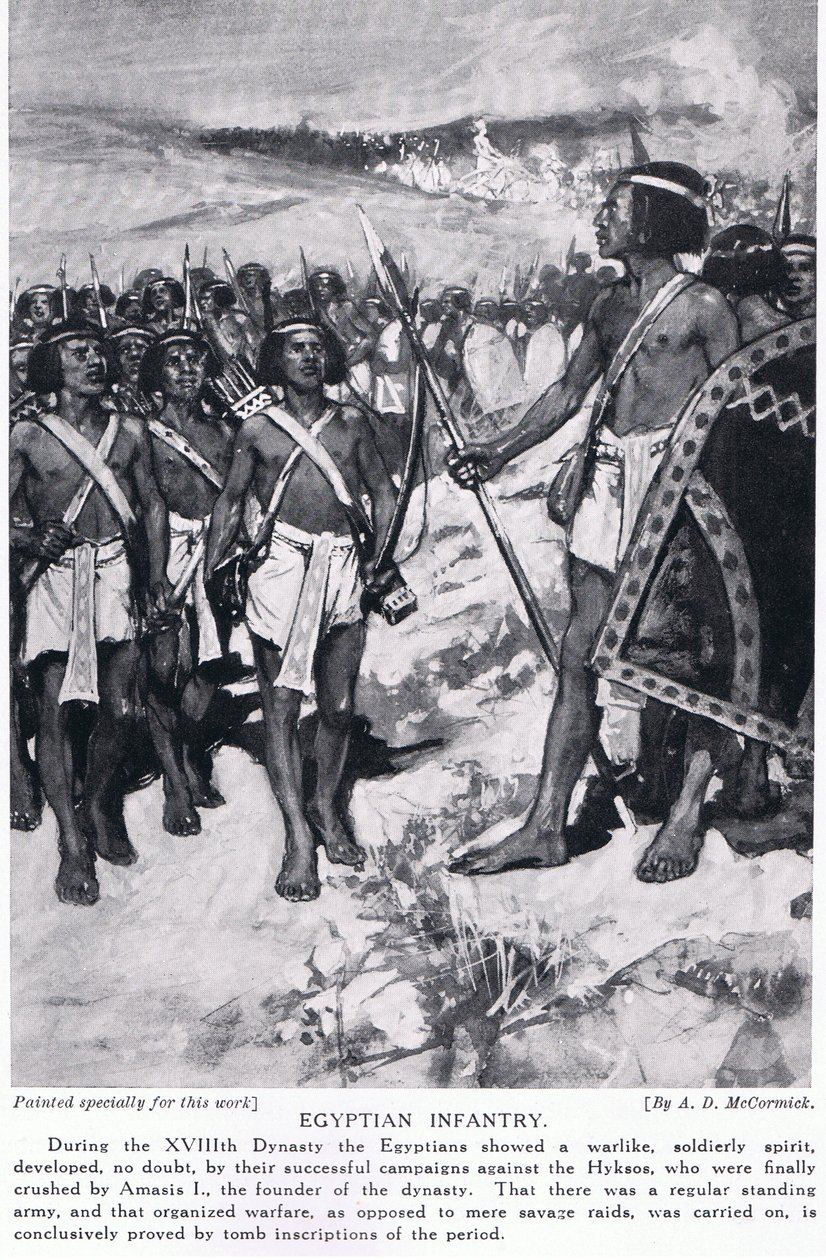 Ägyptische Infanterie, ca. 1920 von Arthur David McCormick