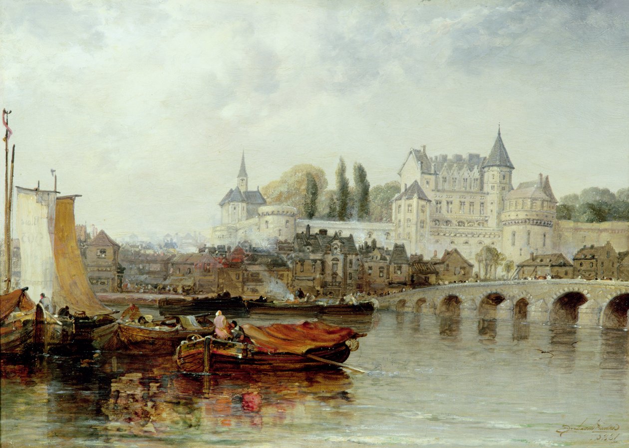 Amboise sur Loire, 1889 von Arthur Joseph Meadows
