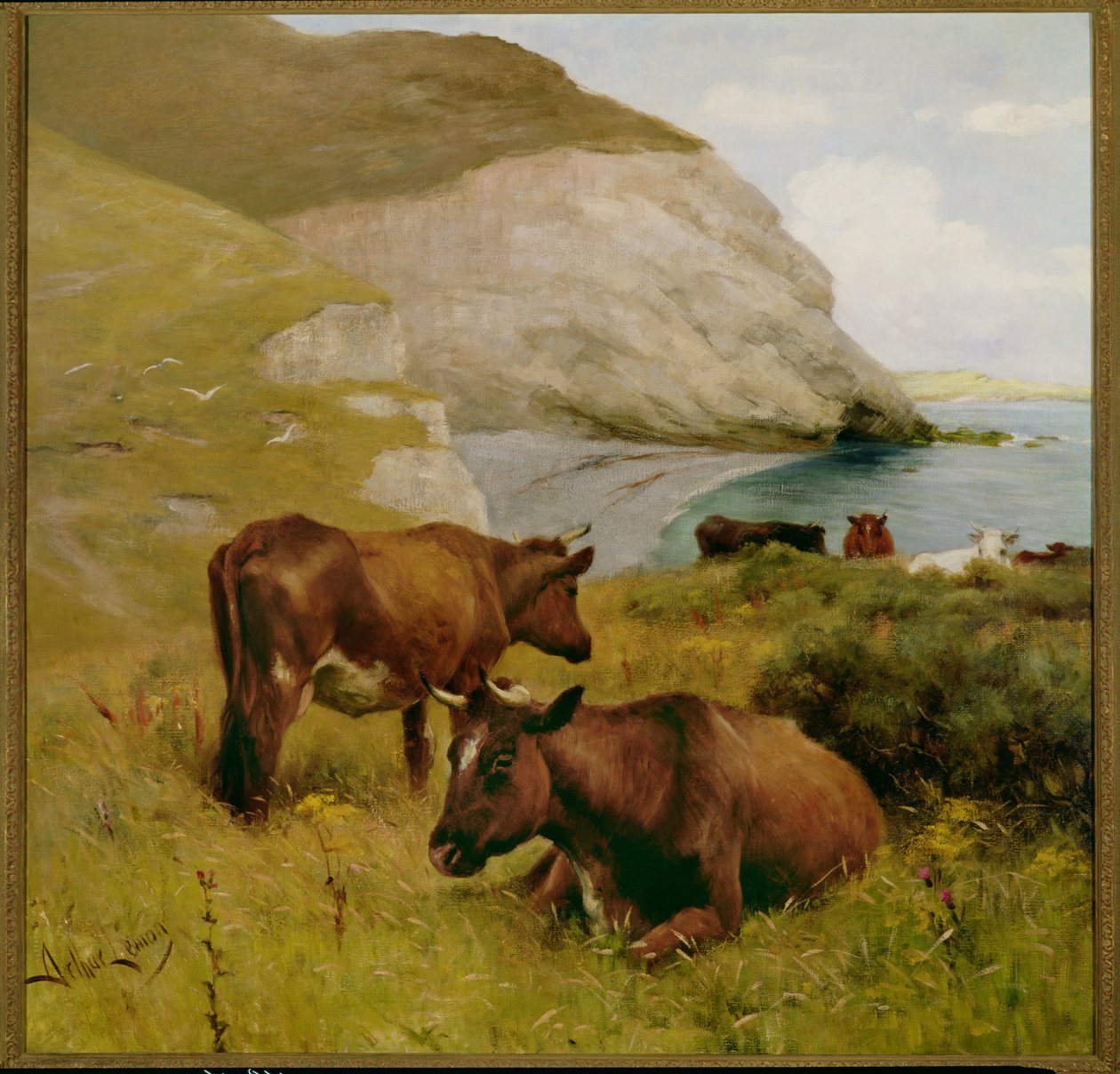 In der Nähe von Lizard Point, Cornwall von Arthur Lemon