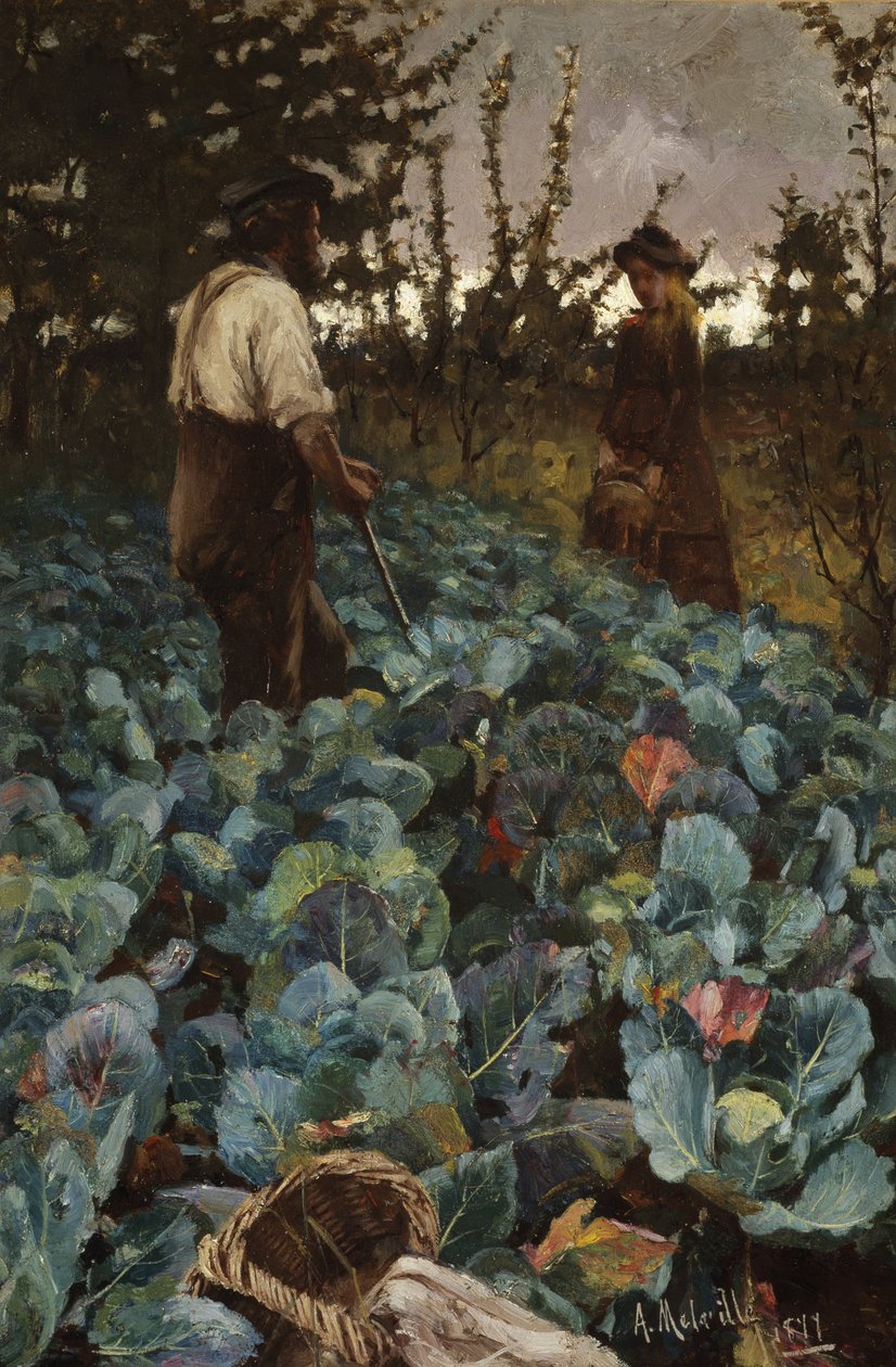 Ein Kohlgarten von Arthur Melville