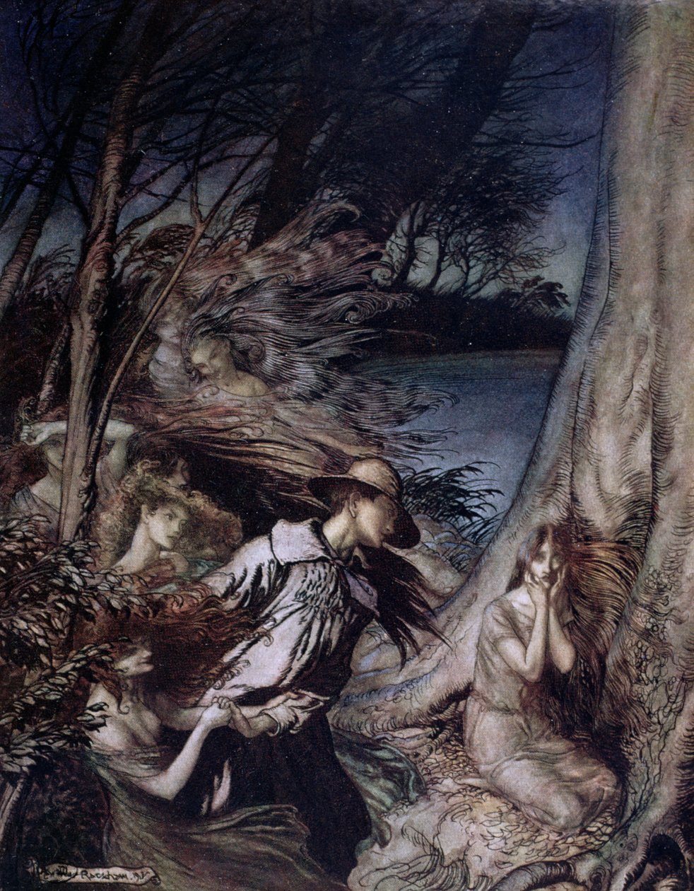 Feen-Illustration, 1912 von Arthur Rackham