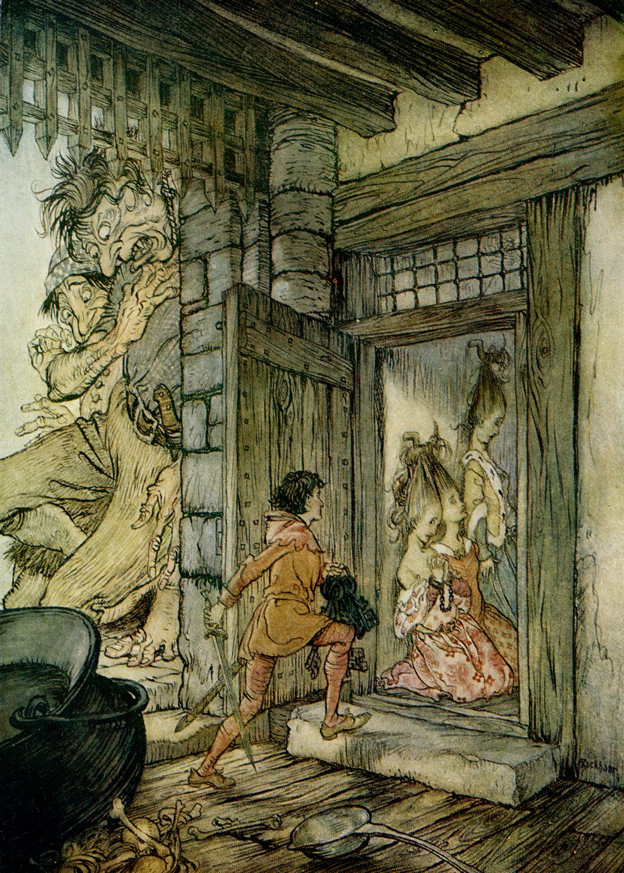 Jack der Riesentöter von Arthur Rackham