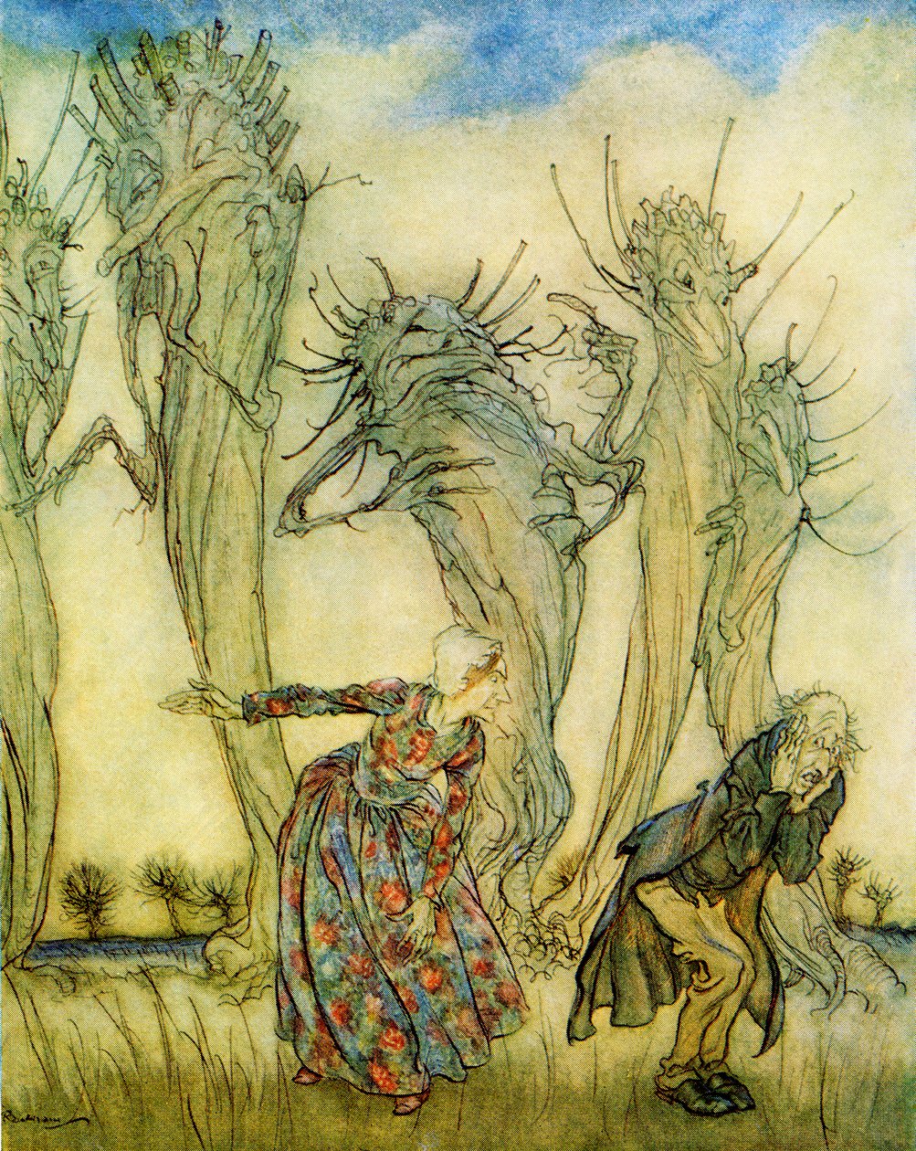 Herr und Frau Essig, aus Englische Märchen nacherzählt von F.A. Steel, 1927 von Arthur Rackham