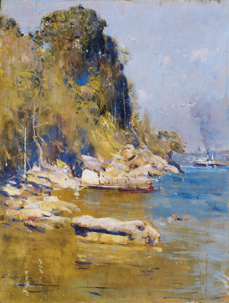 Von meinem Lager (Sirius Cove) von Arthur Streeton