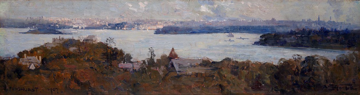 Sydney Harbour von Penshurst Cremorne von Arthur Streeton