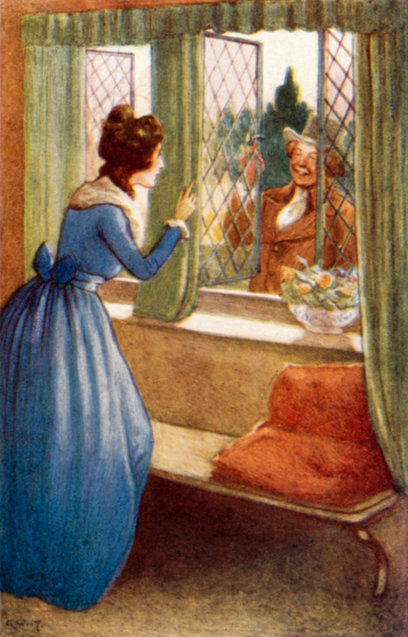 Illustration für Stolz und Vorurteil von Jane Austen von Arthur Wallis Mills