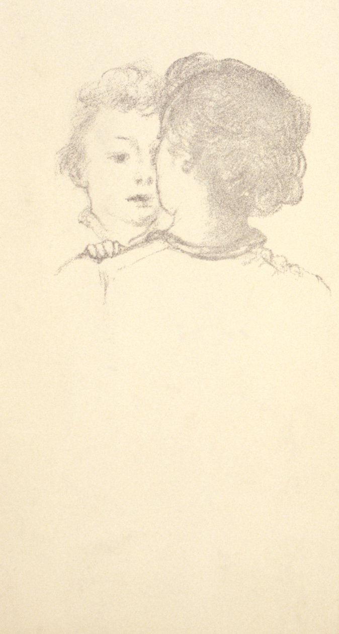 Rab (vor einer Frau) von Arthur B. Davies
