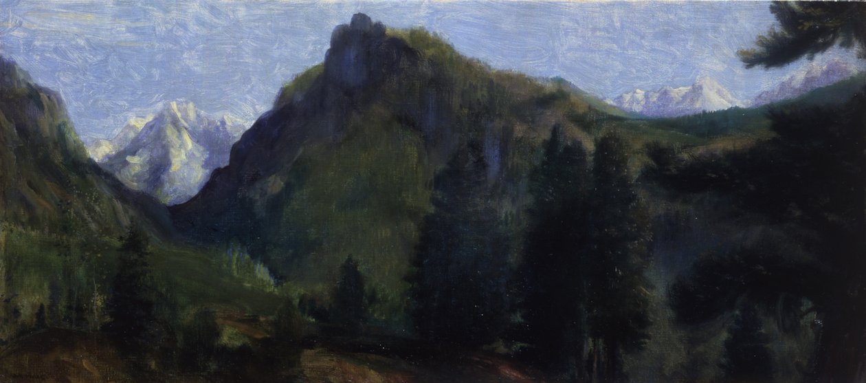 Berg, geliebt vom Frühling, ca. 1906-07 von Arthur Bowen Davies
