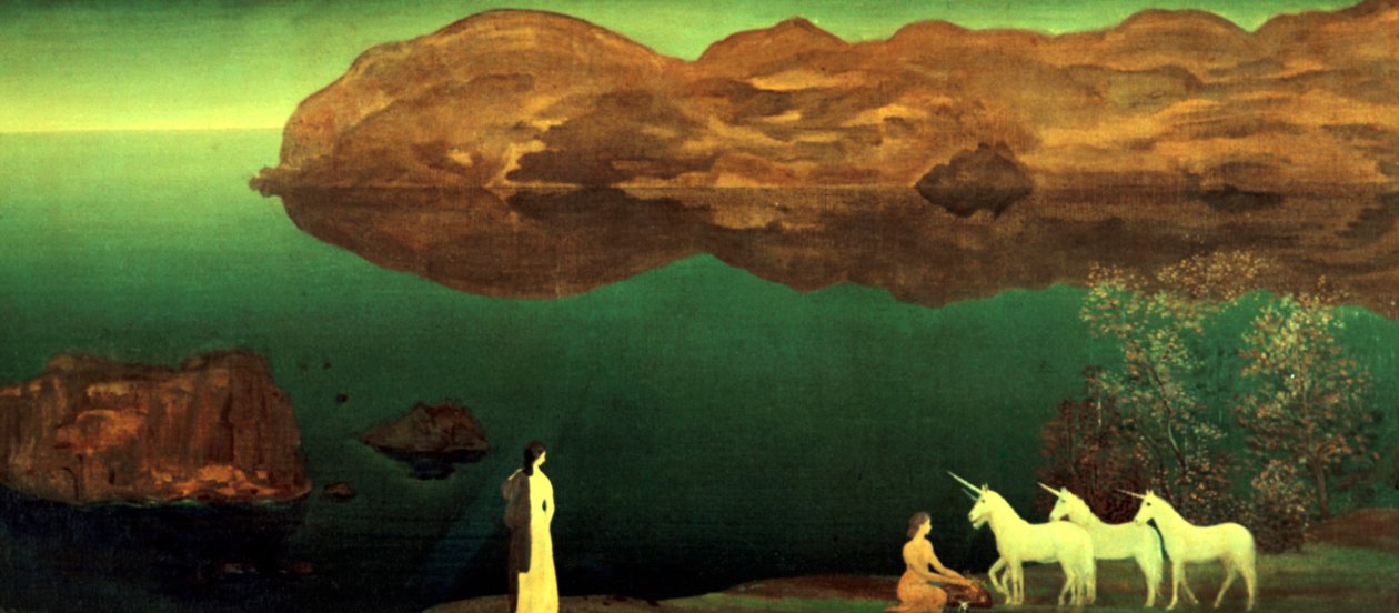 Die Einhörner, 1906 von Arthur Bowen Davies