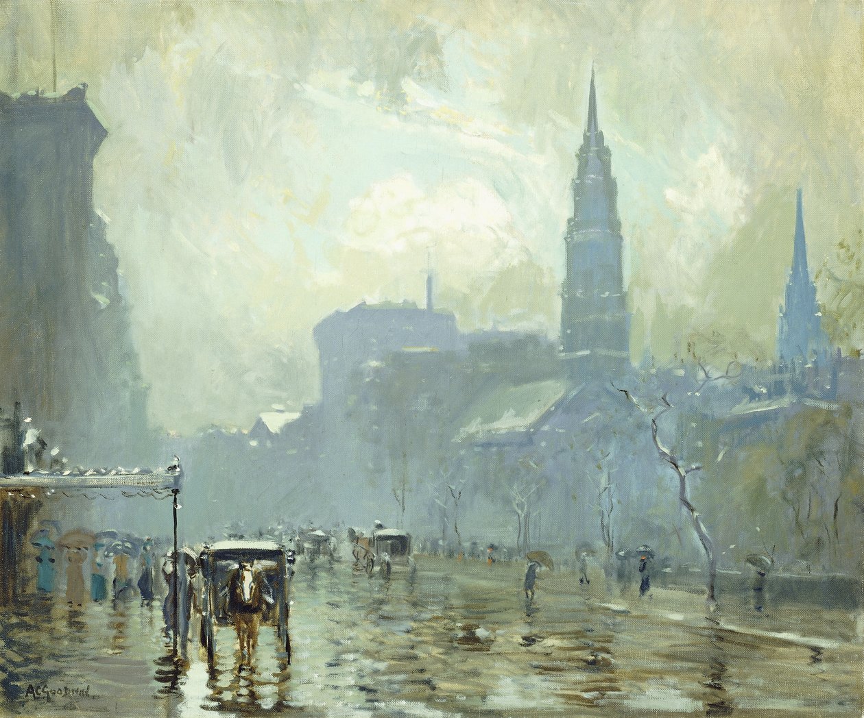 Fifth Avenue von Arthur Clifton Goodwin