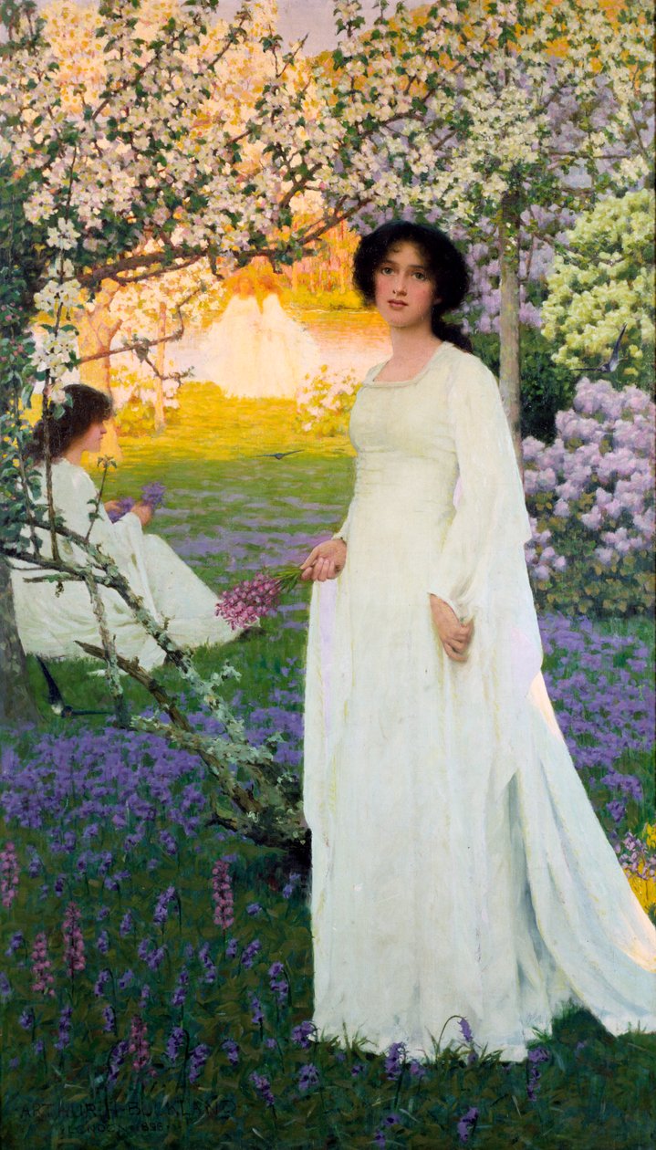 Frühling, ca. 1900er von Arthur Herbert