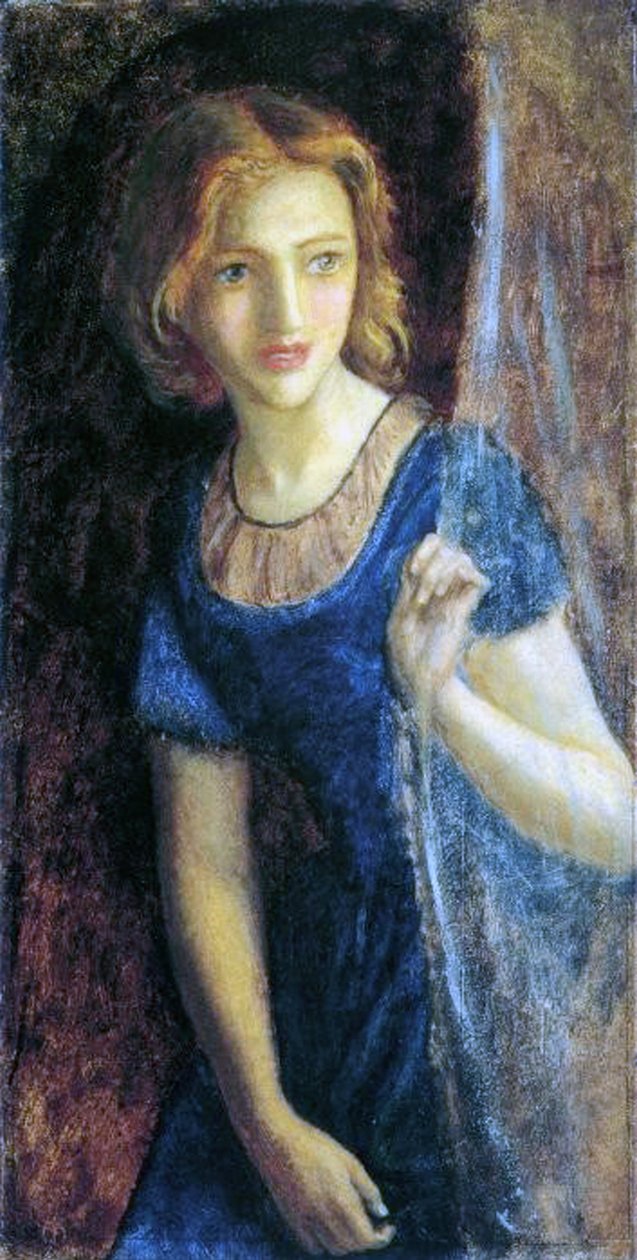 Mariana am Fenster, 1865-67 von Arthur Hughes