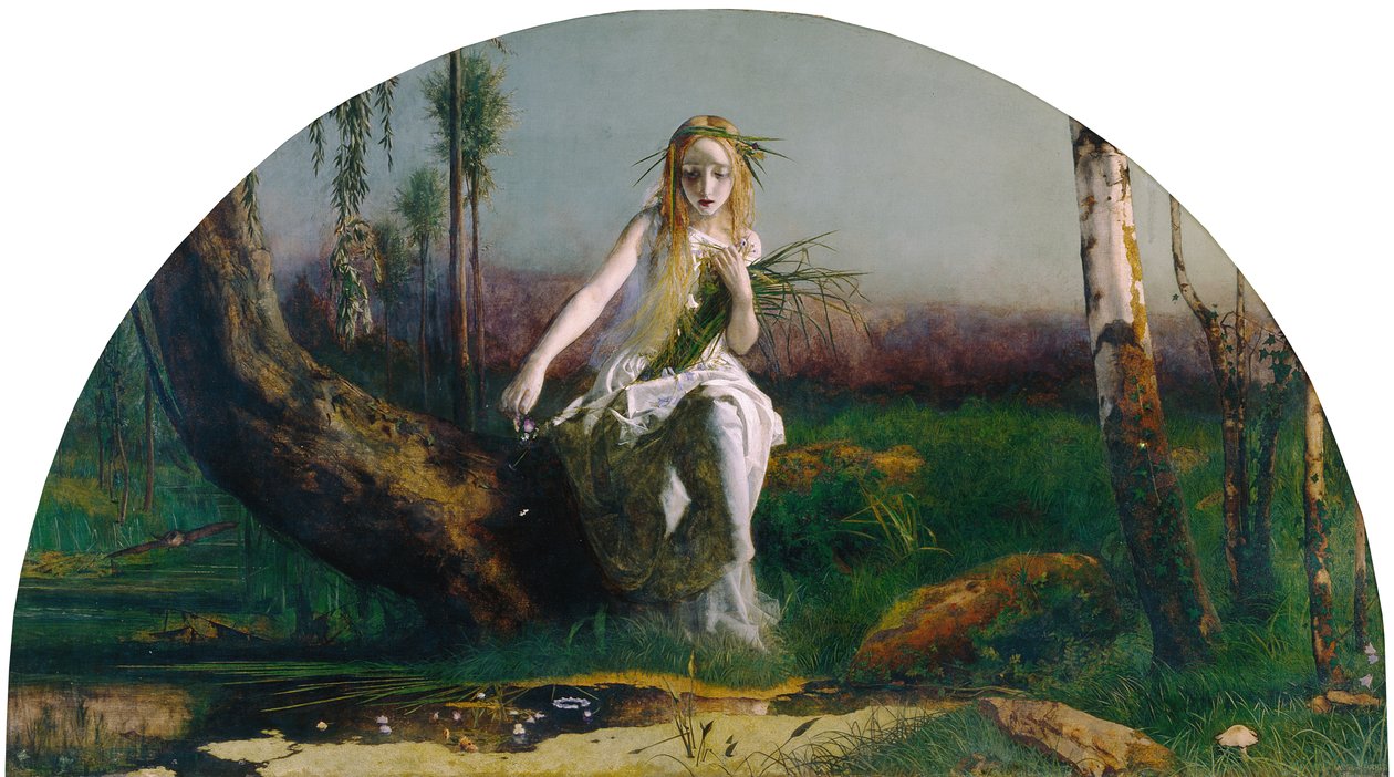 Ophelia von Arthur Hughes